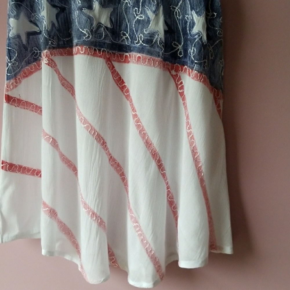 Cover Up Swim Beach Pool Cruise Stars and Stripes - Picture 3 of 7
